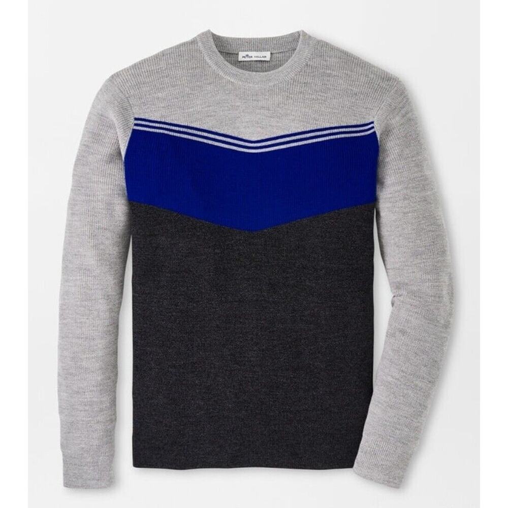 Peter Millar Mens Sweater Apres Ski Crew Neck Merino Wool Sweater Size xL $248